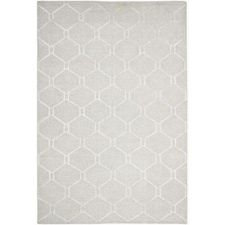 Safavieh 6 x 9 ft. Medium Rectangle Contemporary Martha Stewart Bedford Grey Hand Knotted Rug MSR5753B-6